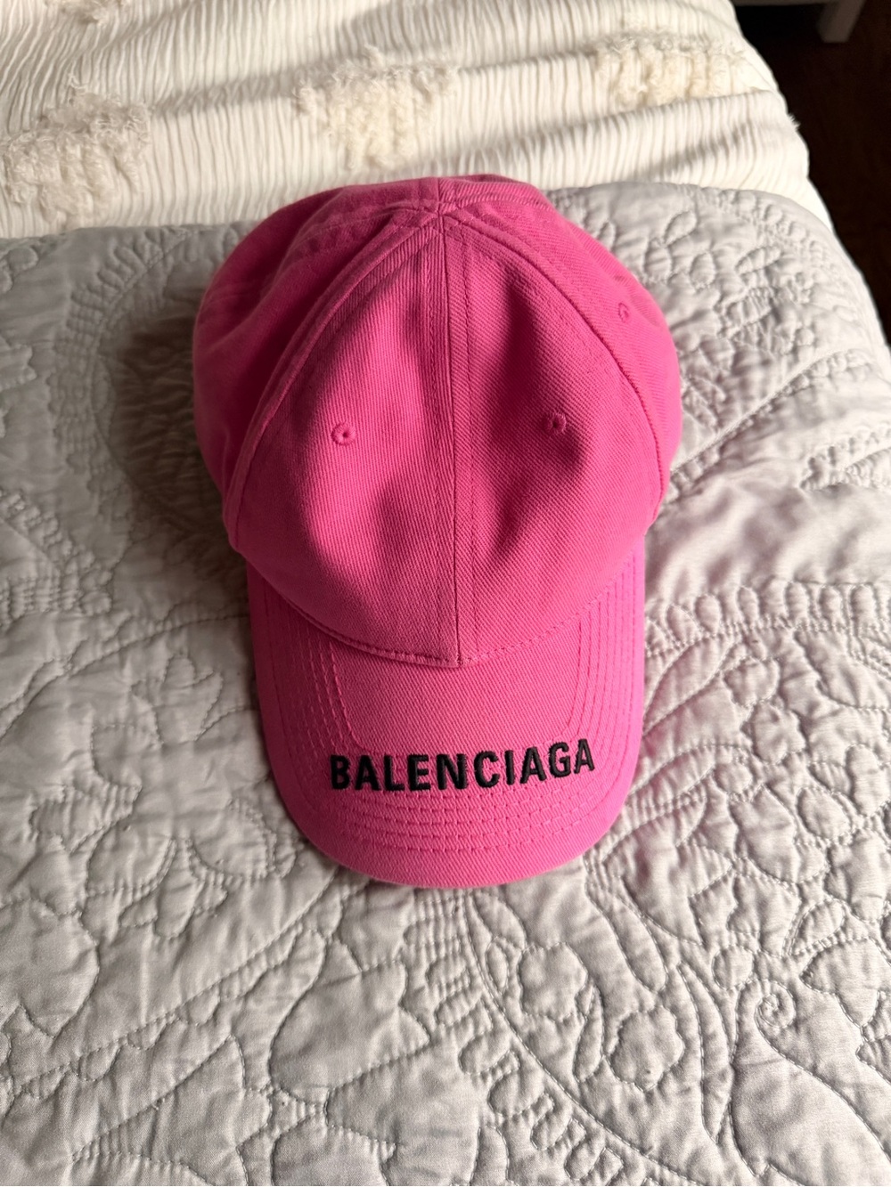 Balenciaga Hot Pink Branded Cap